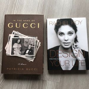 Designer books (Gucci & Rachel Roy)